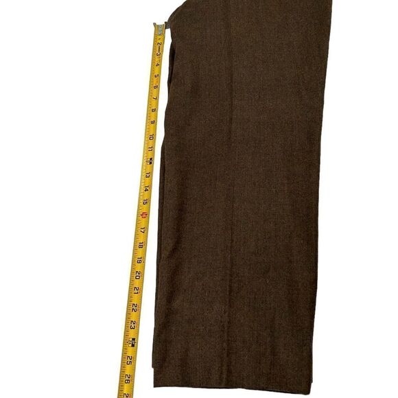 40x26 Vintage 100% Pure Wool Strathmore by Anderson Little Brown Dress Pants - Picture 7 of 10